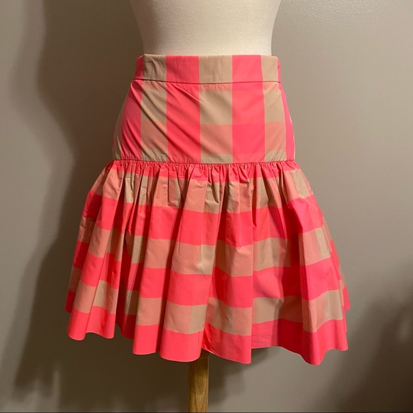 J.Crew hot pink taffeta drop waist skirt 6 NWT - Picture 8 of 10